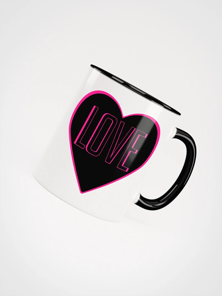 PLUR Love Ceramic White Mug product image (1)