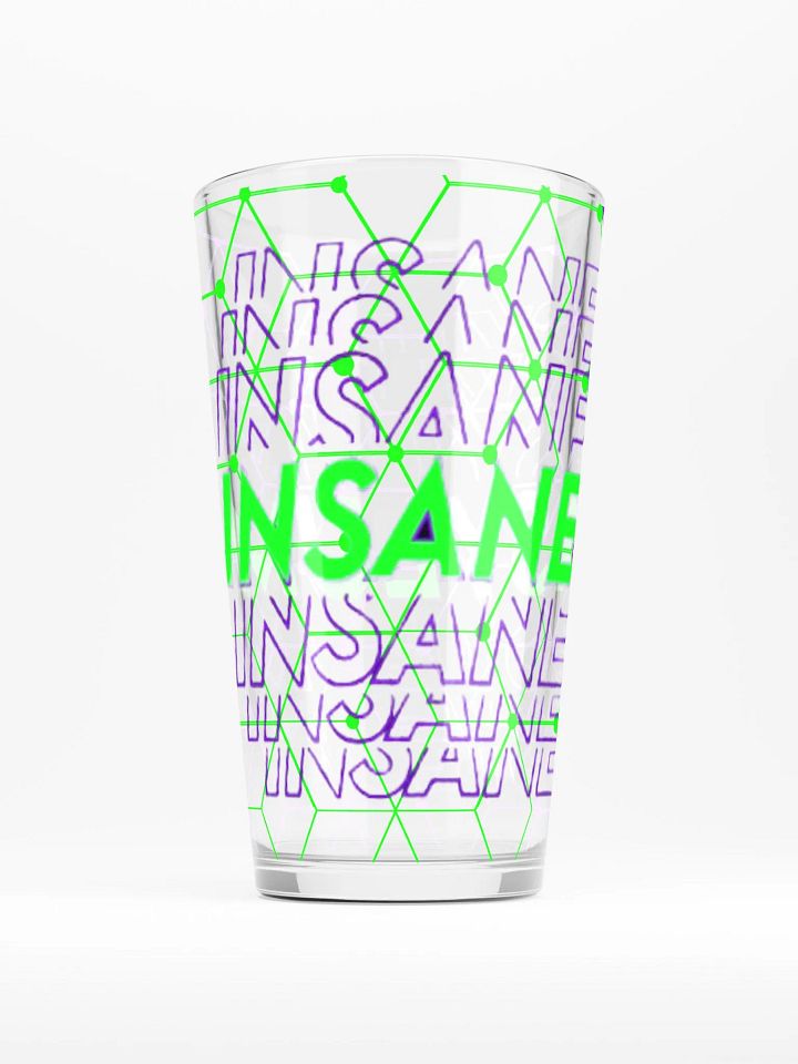 Insane Asylum Pint Glass product image (2)