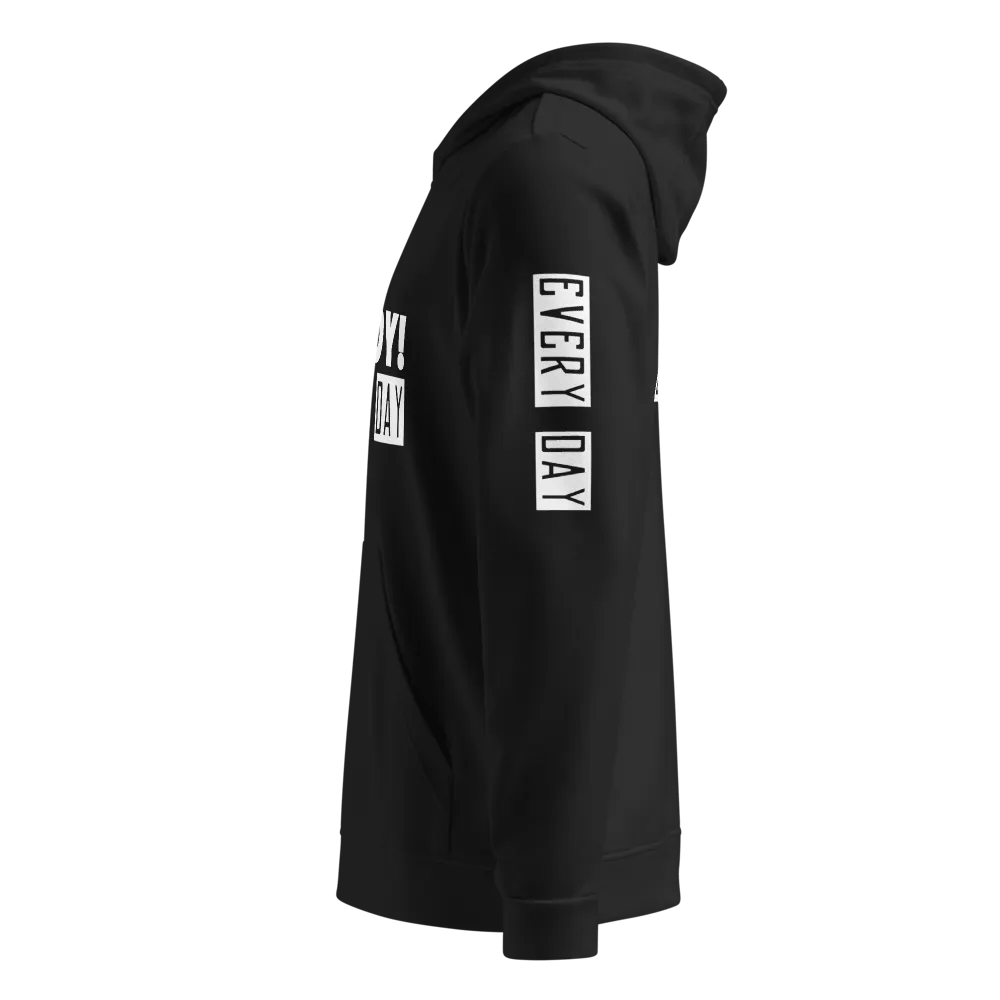 Ready! Every Day - White - Minimal | Fleece Hoodie | Adidas | IronSilkTigerCrane product image (5)