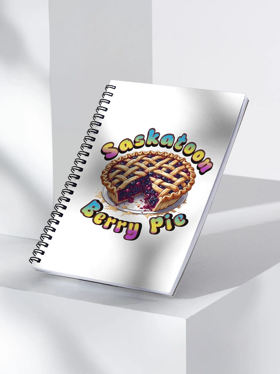Saskatoon Berry Pie Spiral Notebook product image (3)