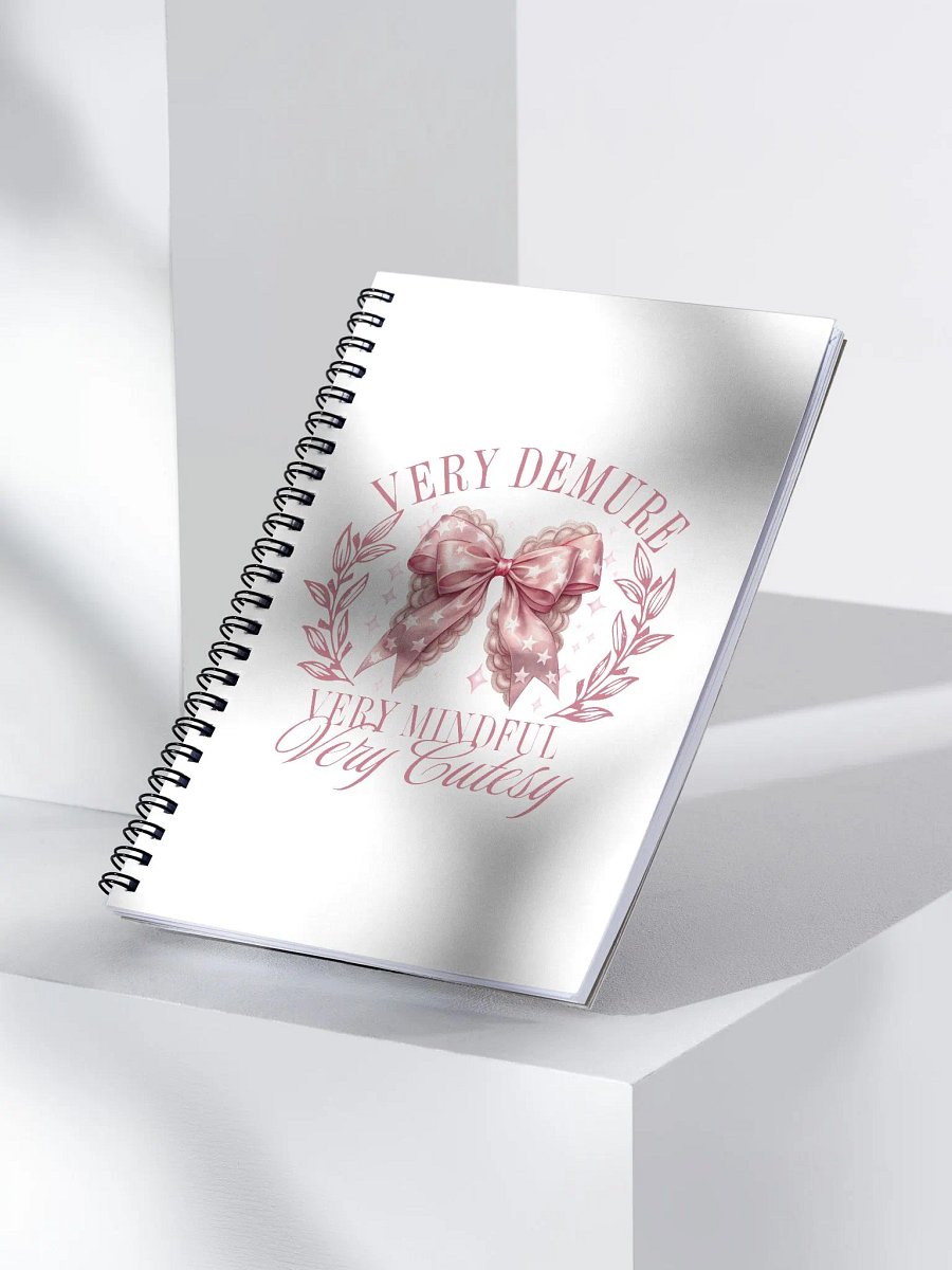 'Very Demure' Spiral Notebook product image (3)