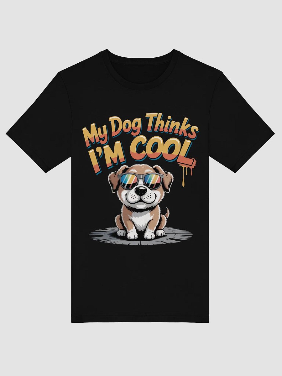 My Dog Thinks I'm Cool – Golden Retriever Cartoon T-Shirt product image (5)