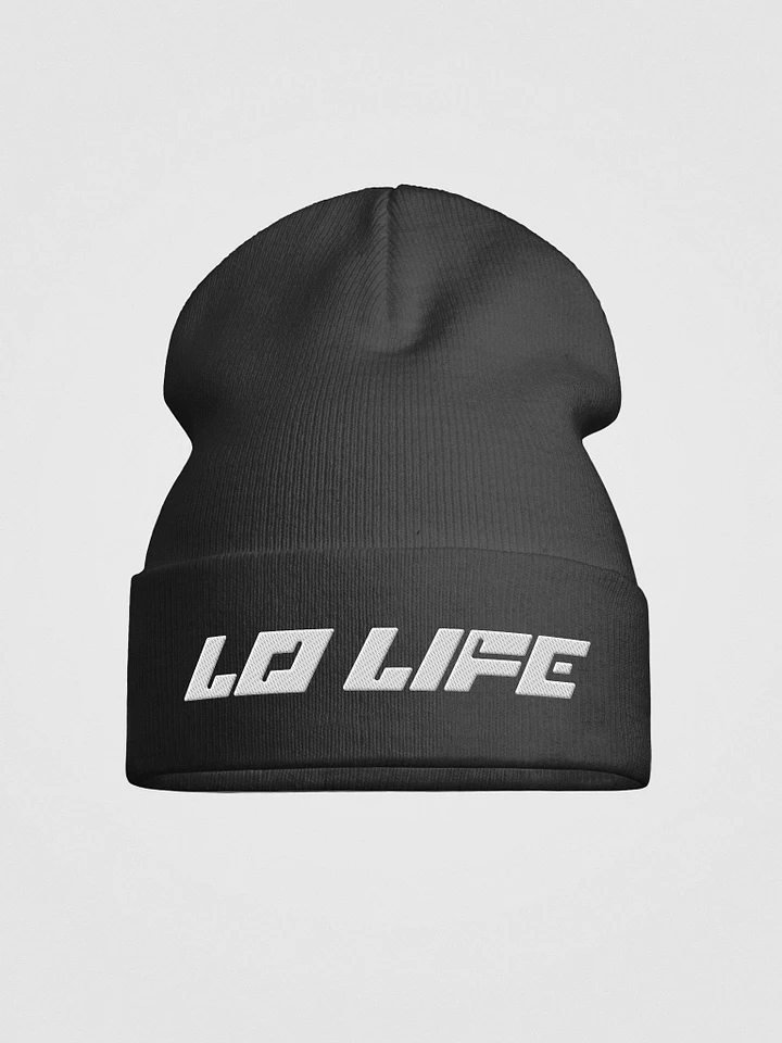Lo Life Beanie (White Logo) product image (1)