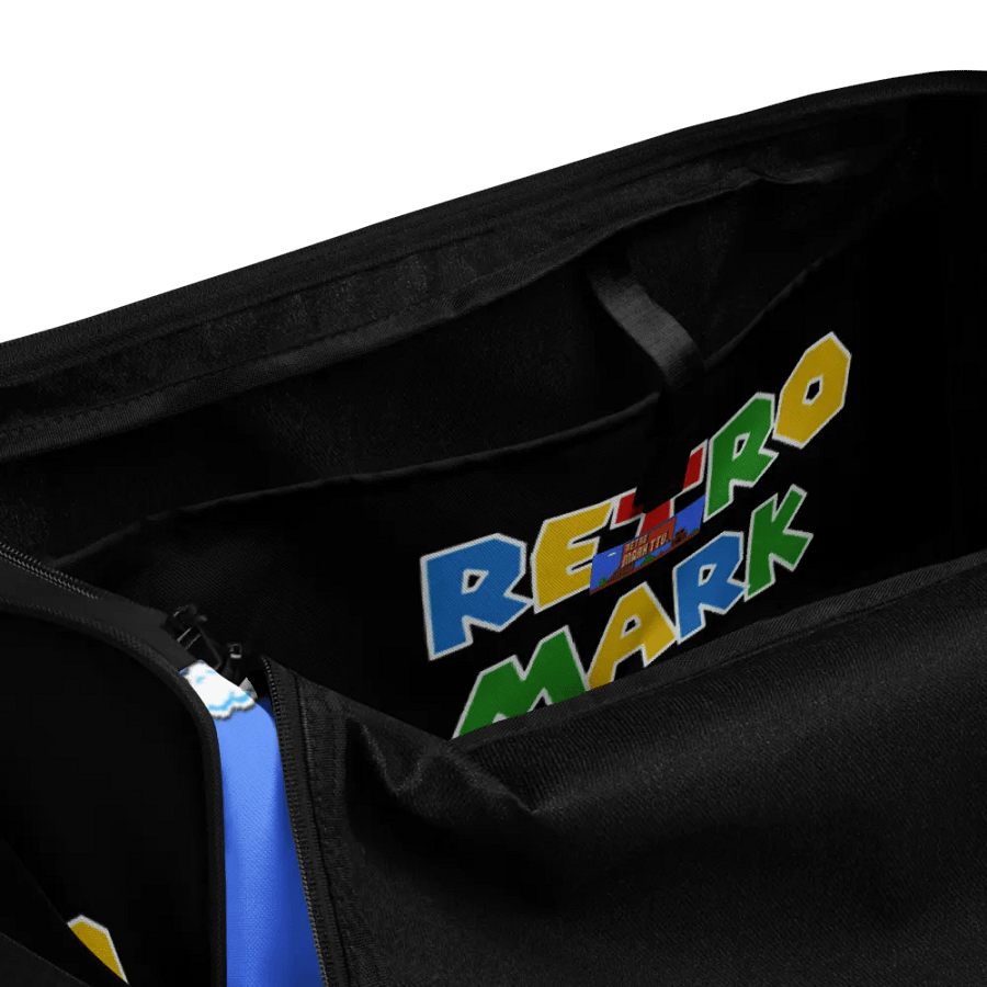 Retro Pixel Adventure All-Over Duffle Bag product image (4)