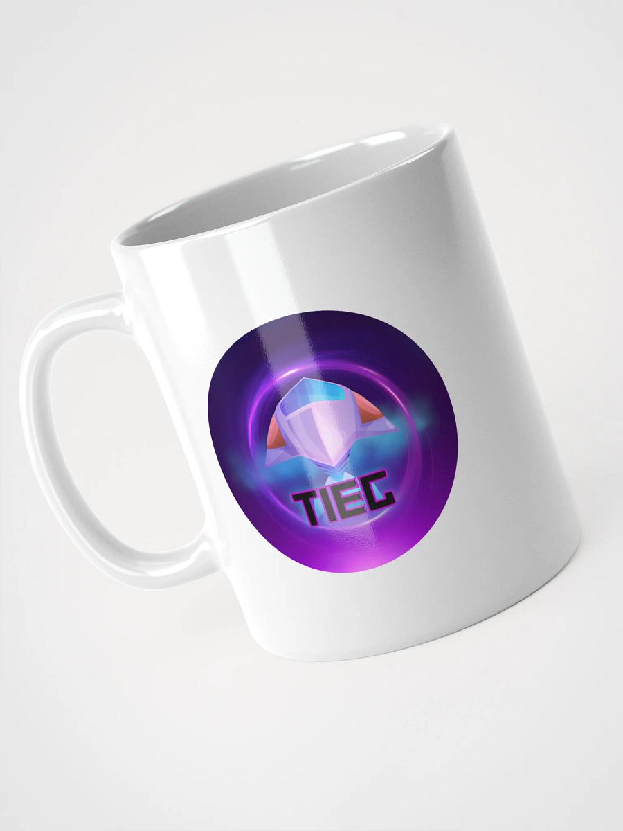 Futuristic Emblem White Glossy Mug TIEG product image (8)