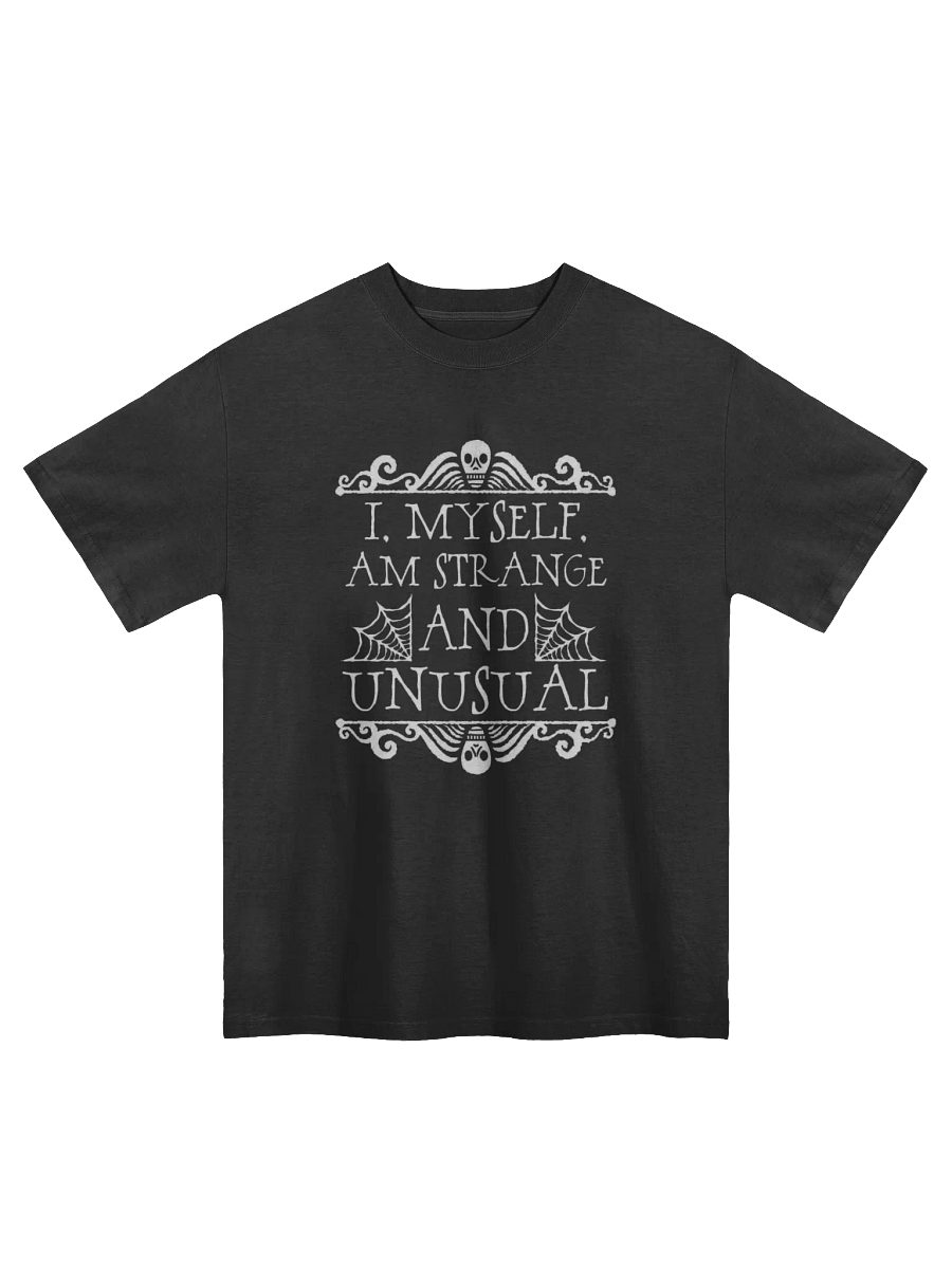 Strange and Unusual Faded Oversized T shirt product image (1)
