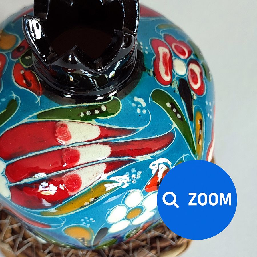 Decor 3-piece Pomegranate Handmade Ceramic set — handmade pottery product image (3)