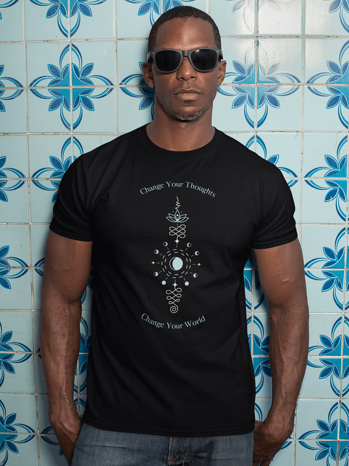 Change Your Thoughts Change Your World Elegance Emblem T-Shirt product image (12)