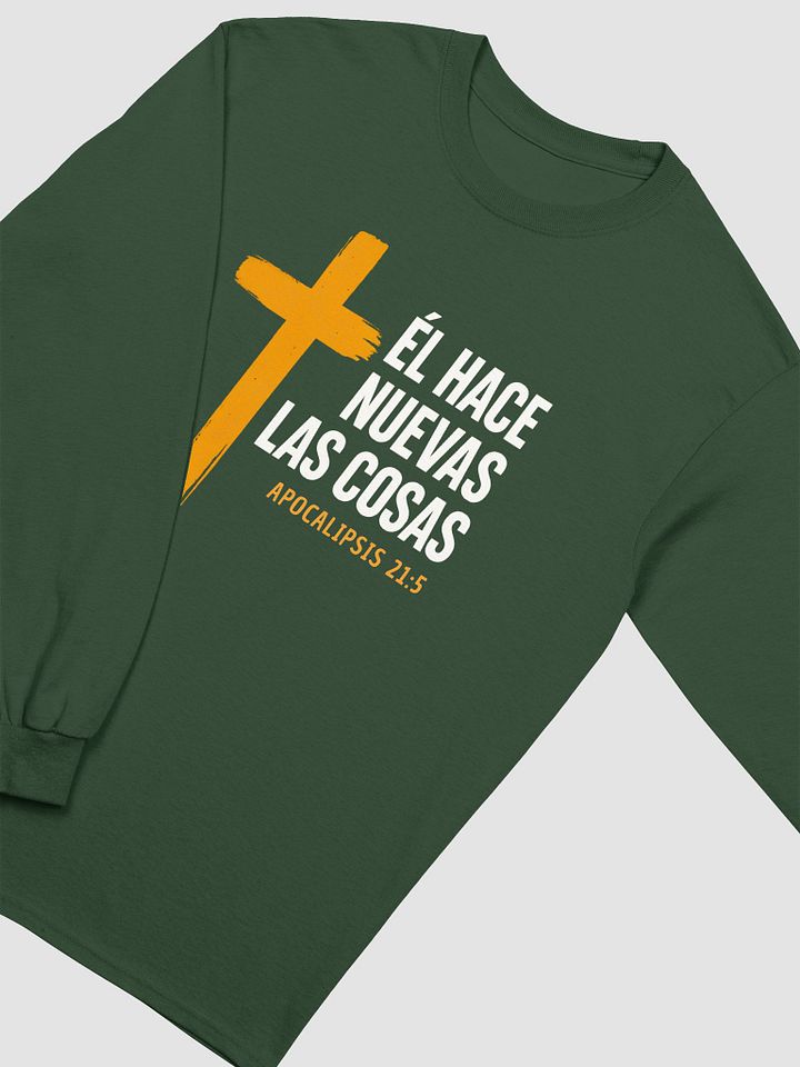 Camiseta Unisex Manga Larga | Él hace nuevas las cosas product image (14)