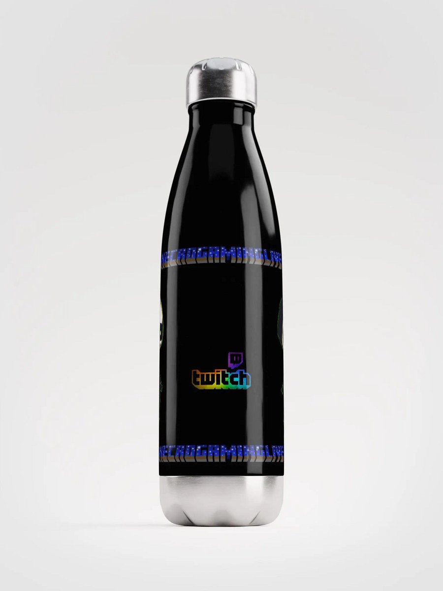 NecroGamingLIVE Black Metal Water Bottle product image (5)