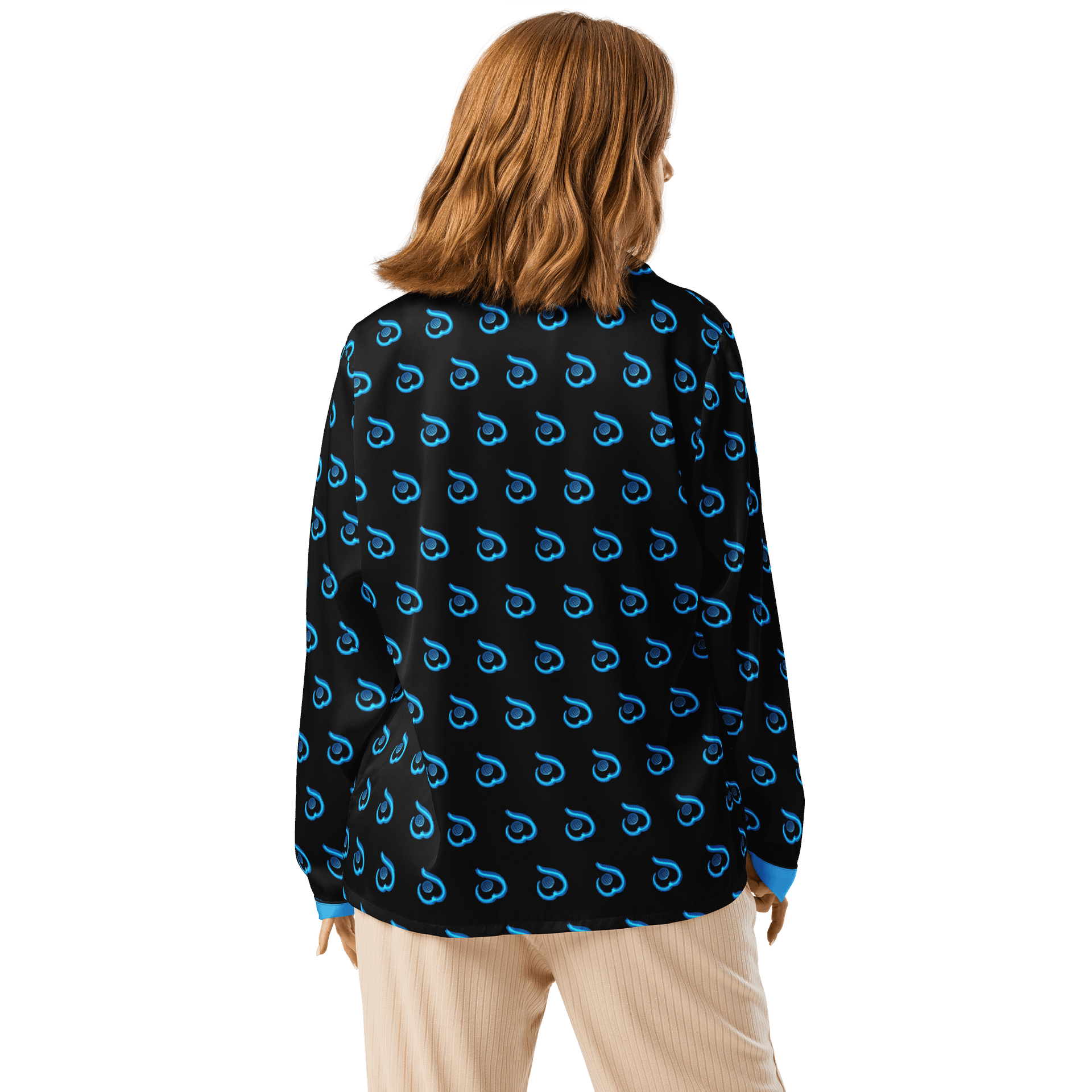 WILLOWISP Elite Espionage Patterned Long Sleeve Pajama Top product image (2)