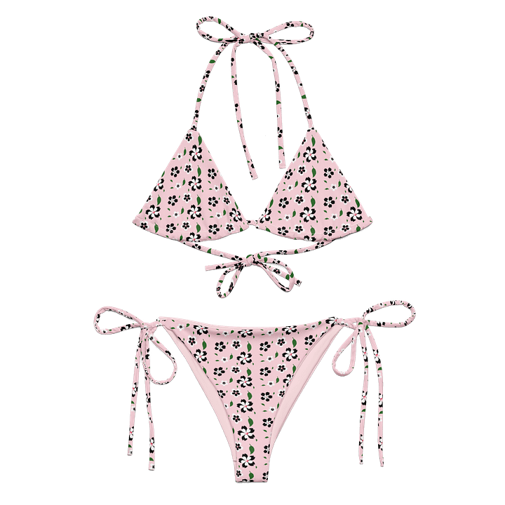 Floral Bliss Recycled String Bikini Set product image (2)