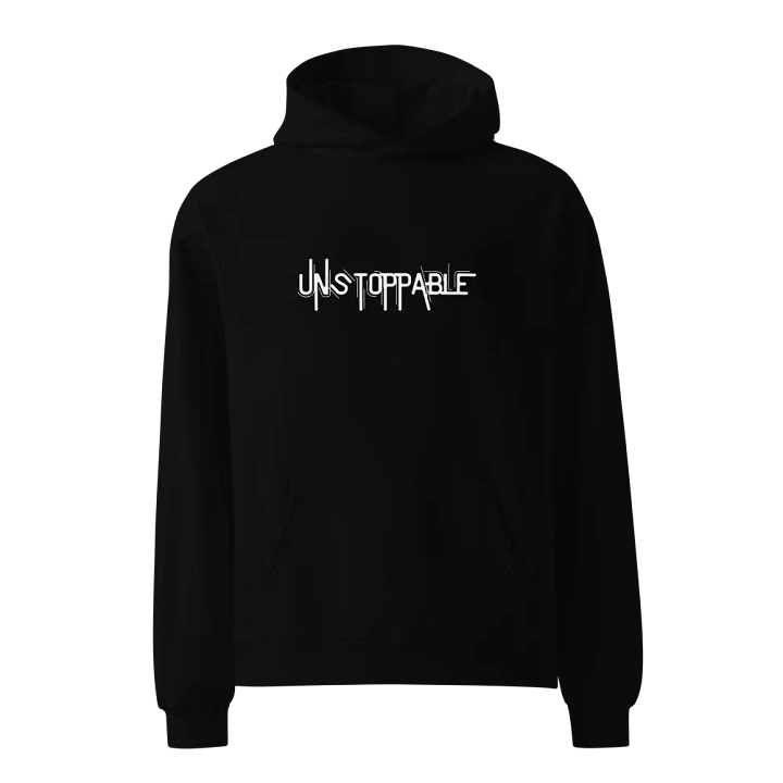 "Unstoppable" Premium Unisex Hoodie - Front & Back Graphic Print Oversized Hoodie product image (2)