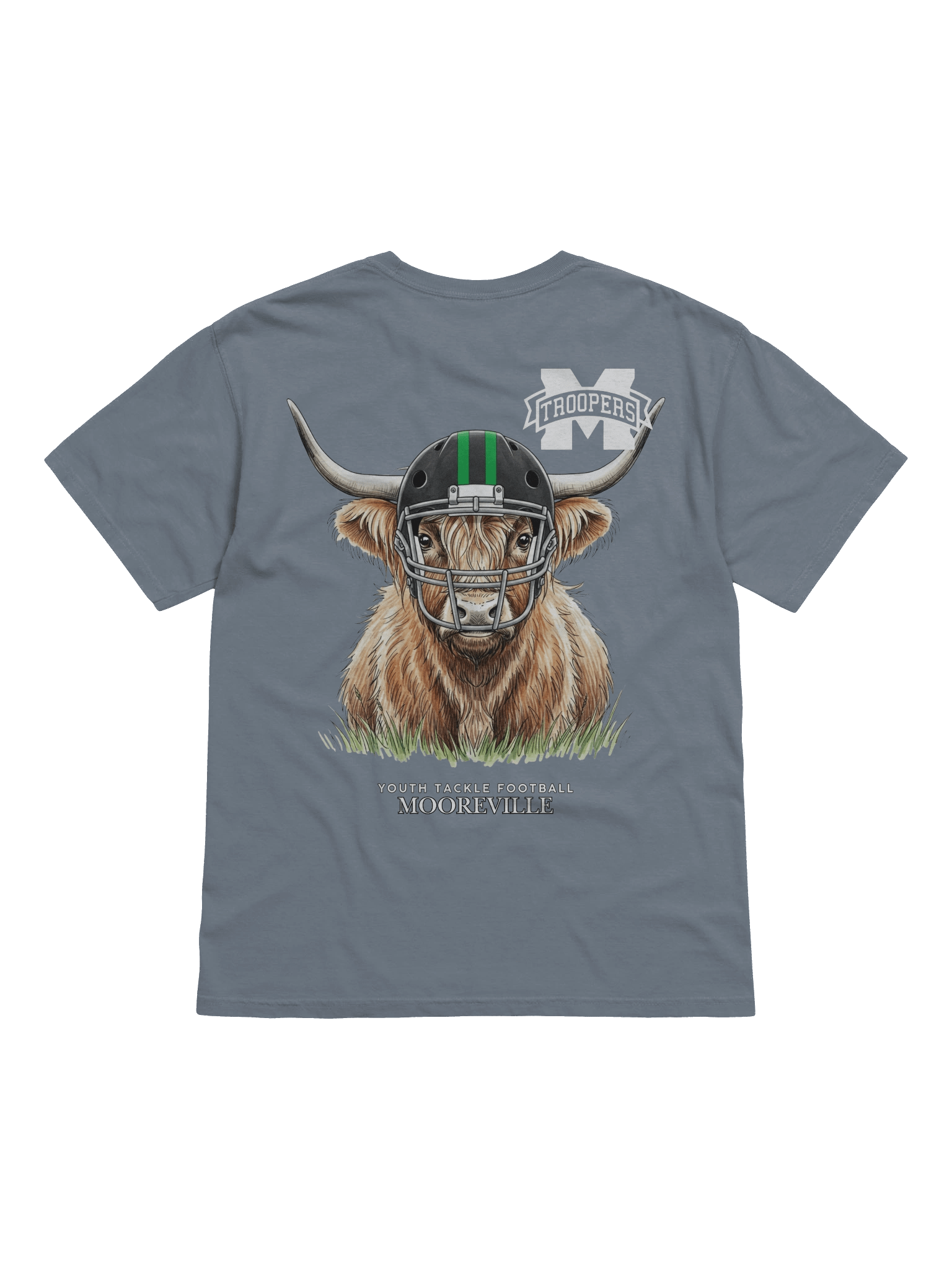 Proud Trooper Highland Cow T-Shirt product image (1)