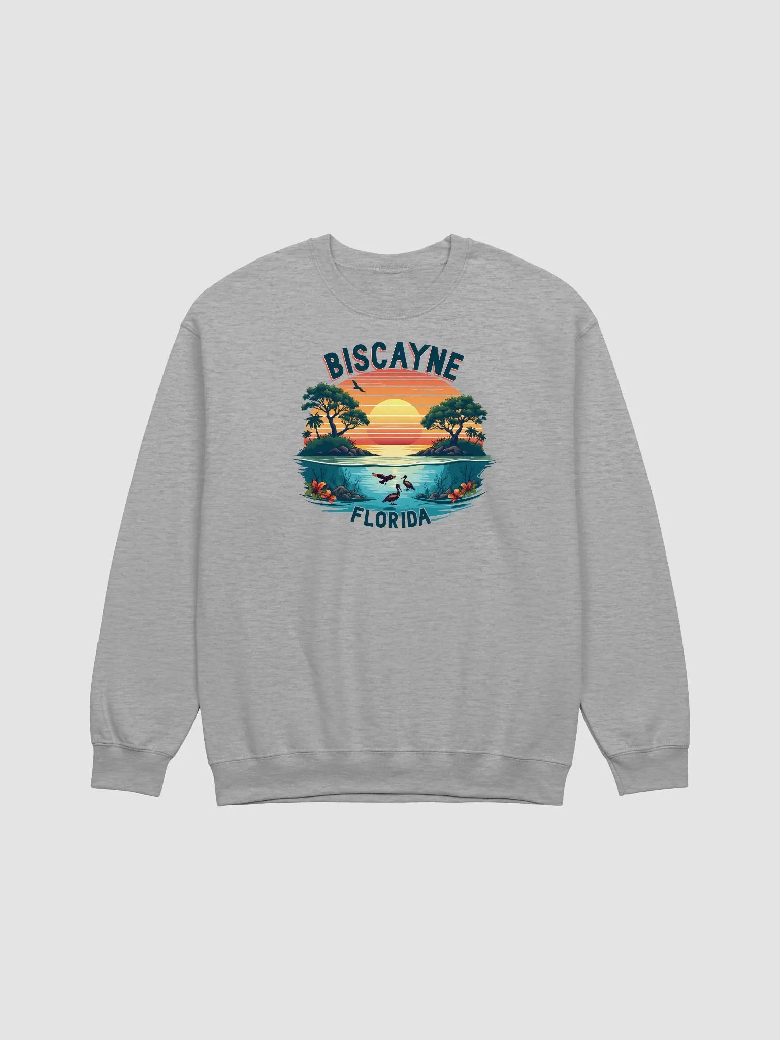 Sunset Biscayne Florida Crewneck product image (1)