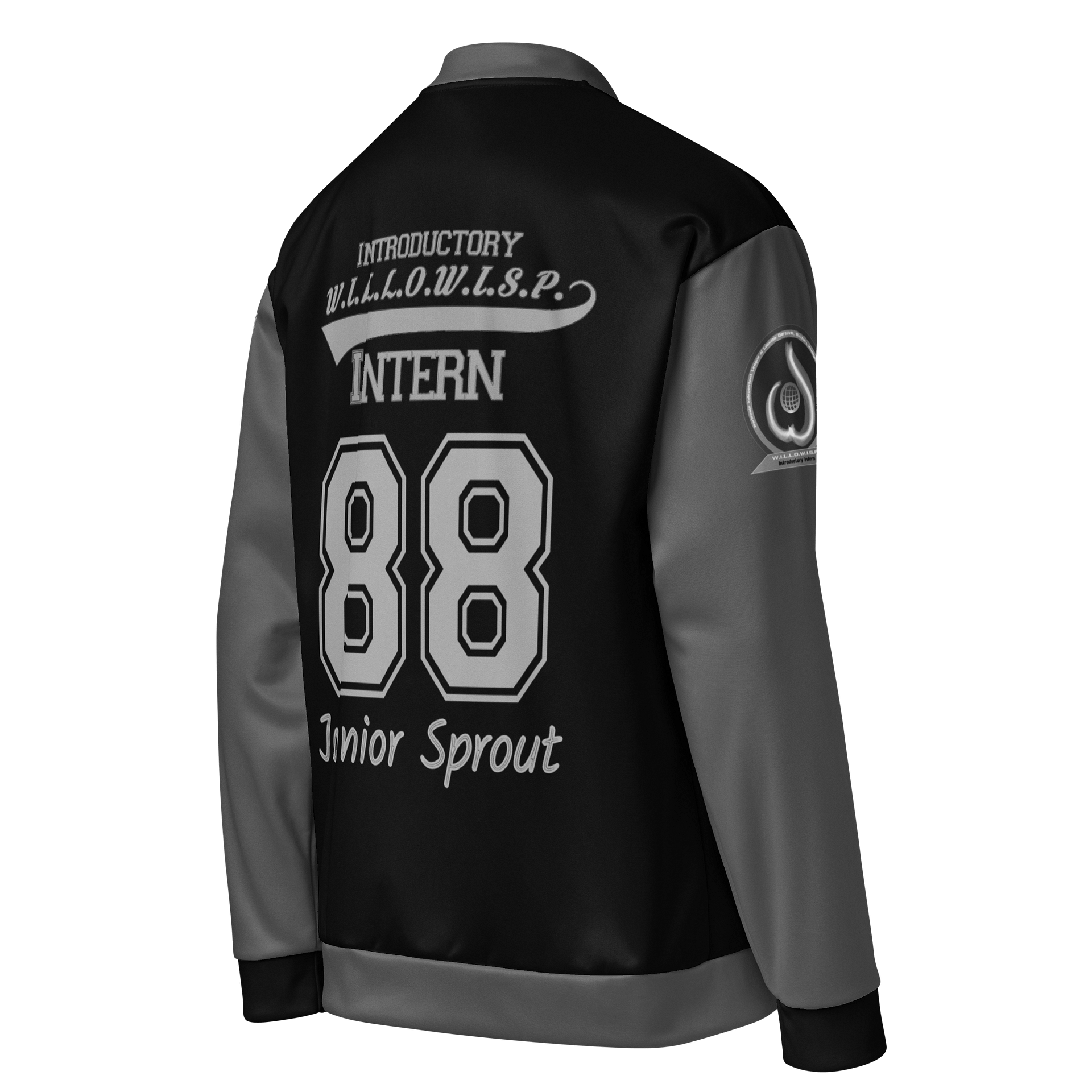 WILLOWISP Intern Varsity Jacket (black) product image (4)