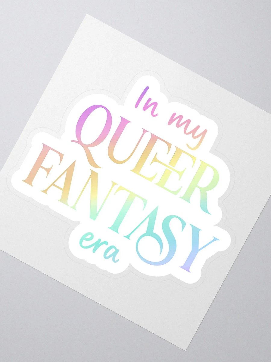 Queer Fantasy Era White Sticker product image (4)