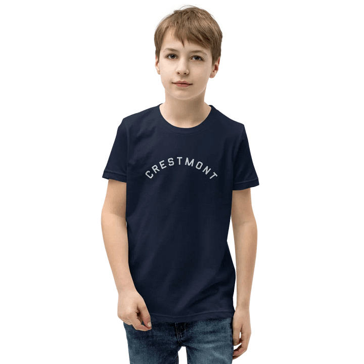 YOUTH - CRESTMONT T-SHIRT ON NAVY product image (1)