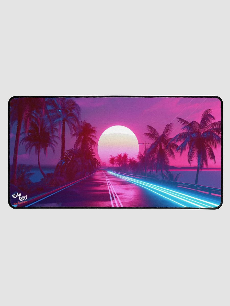 Sunset Synthwave Desk Mat product image (1)