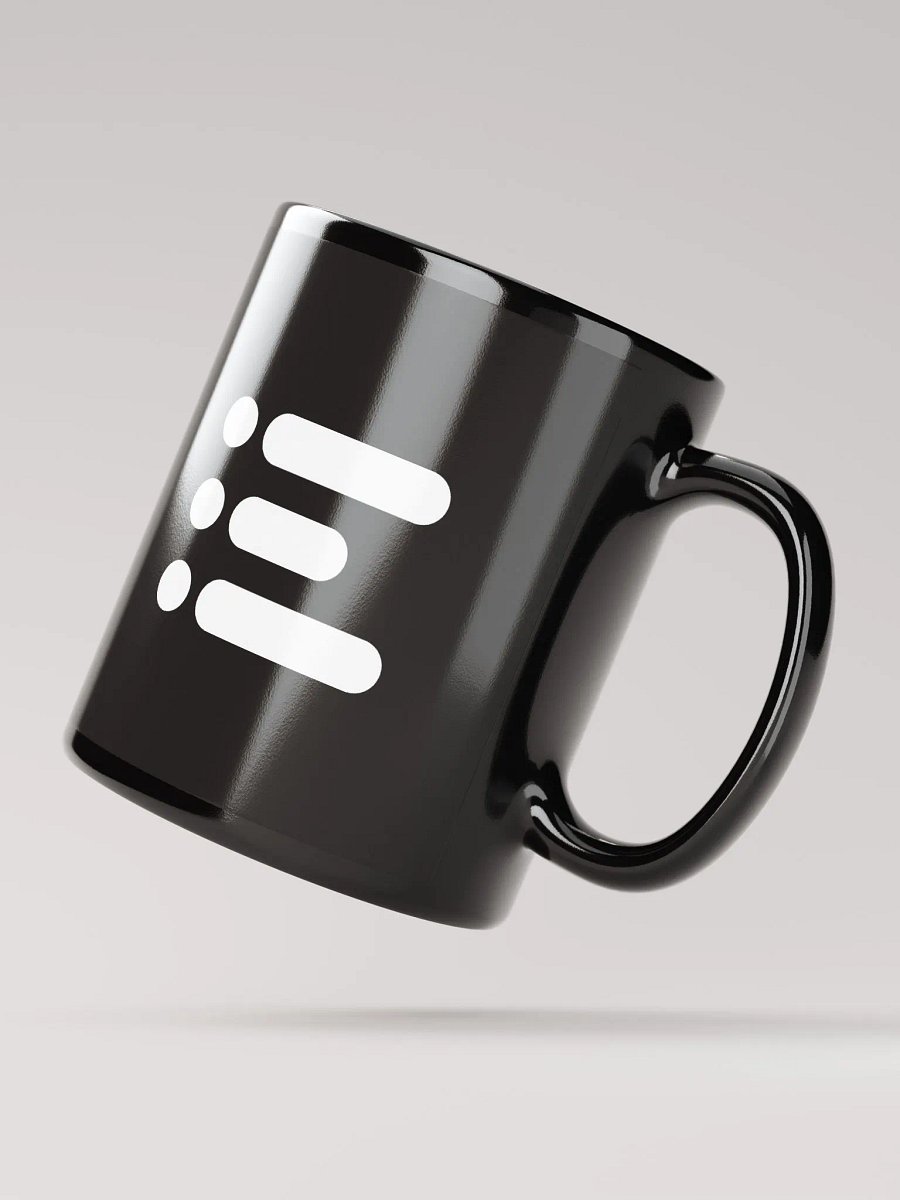 Black Glossy Mug product image (2)