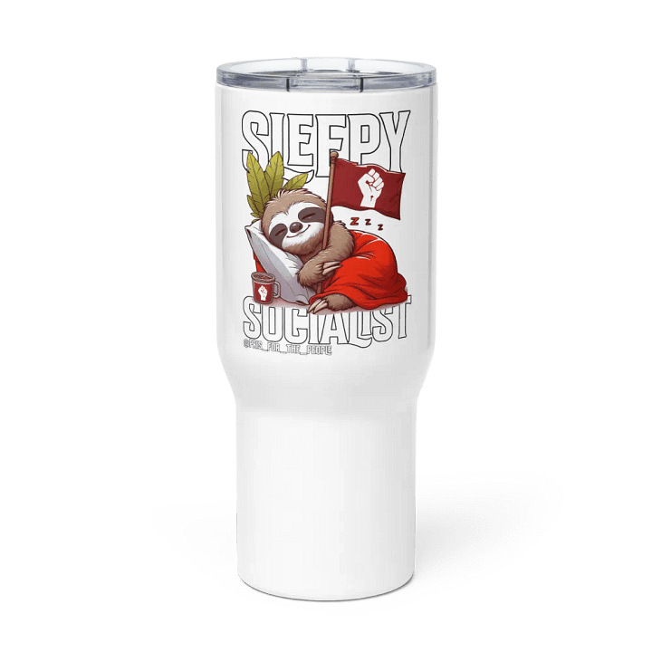 Pris - Sleepy Socialist -Travel Mug with a Handle product image (2)