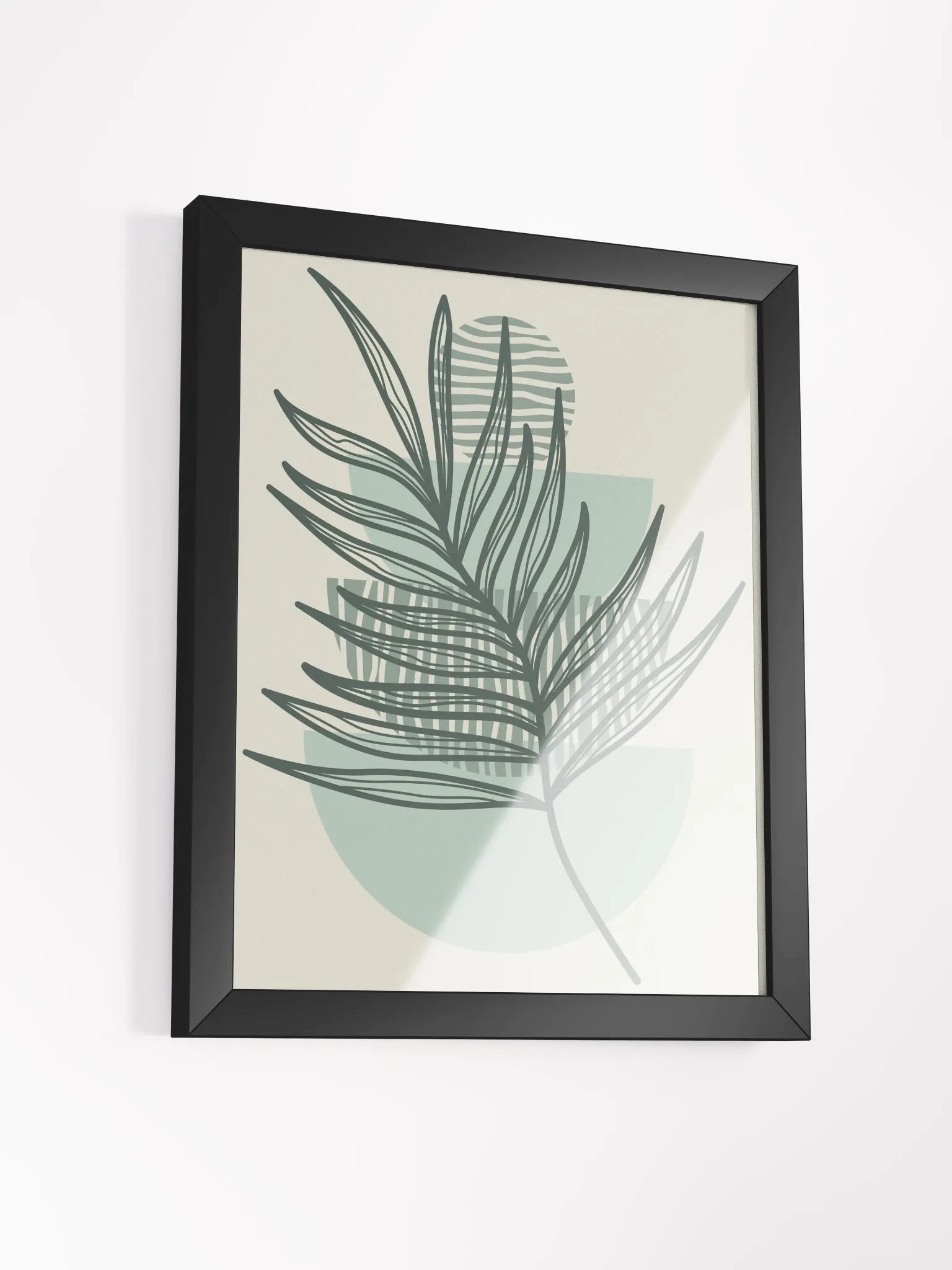 Abstract Greenery Framed Matte Poster product image (45)