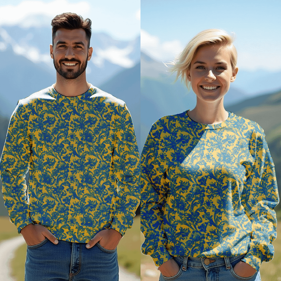 Fleur Royale | Recycled Unisex Sweatshirt product image (1)