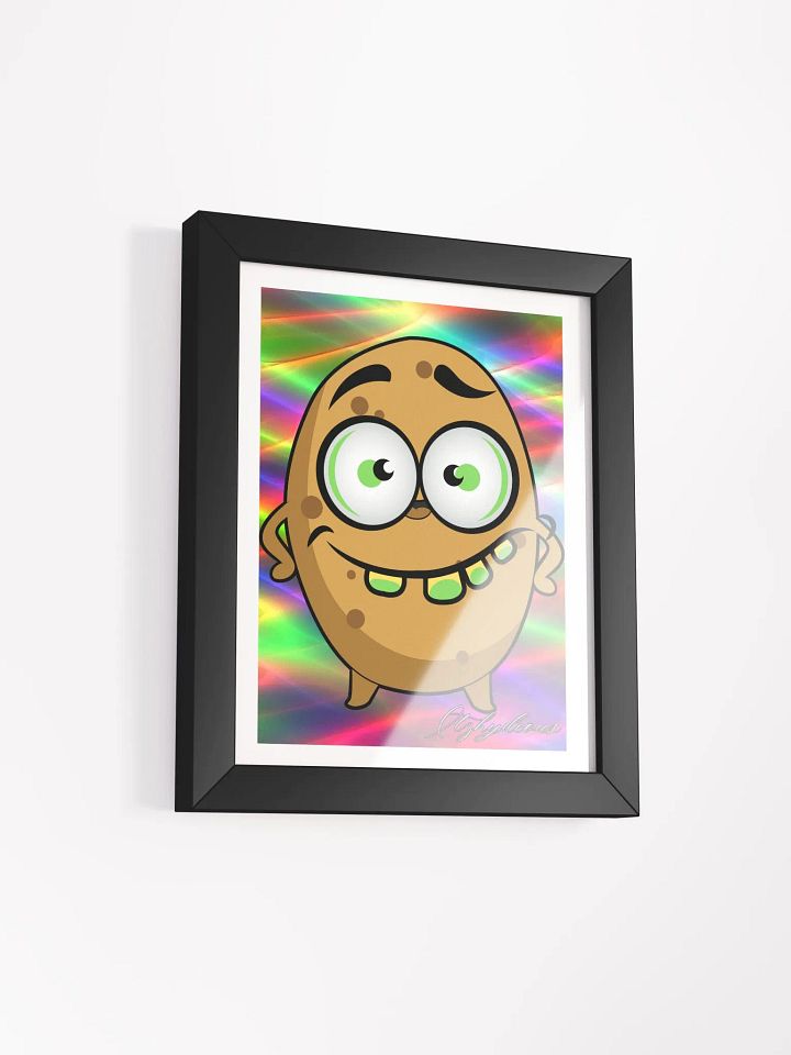 Spudtastic Radiance: Framed Cartoon Poster product image (2)
