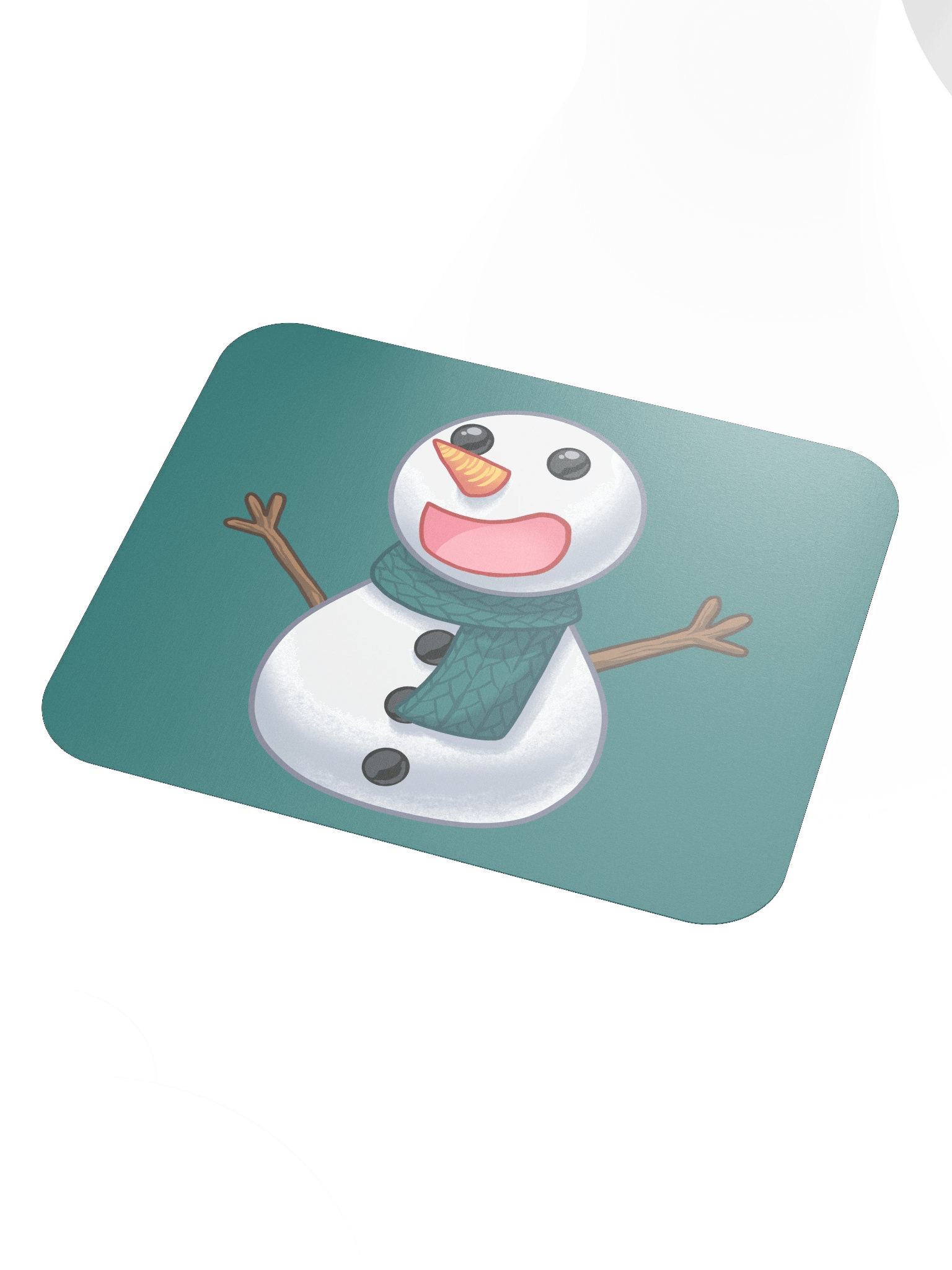 Happy Snowman Mouse Pad product image (3)