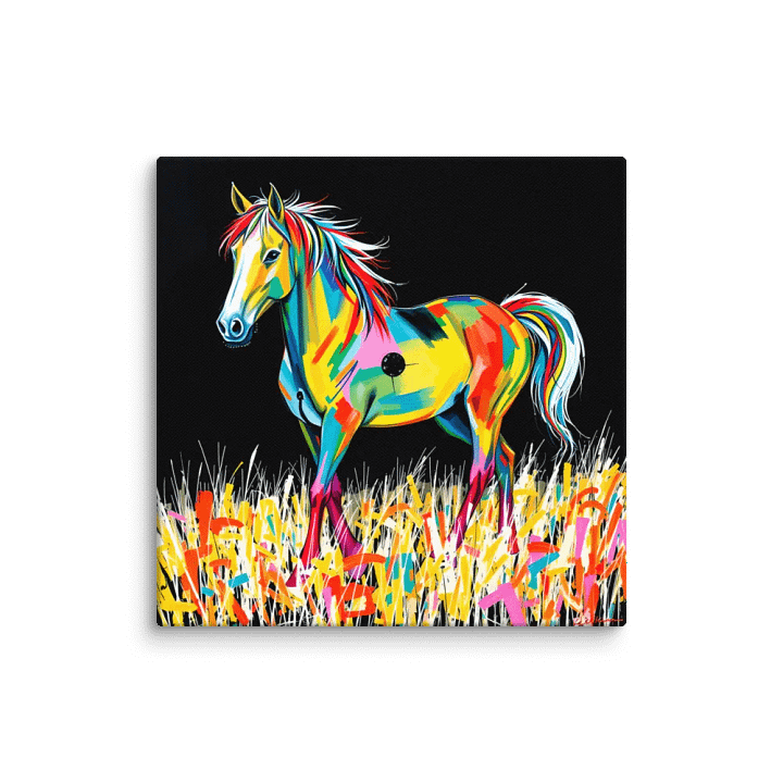Vibrant Equine Expression Canvas product image (12)