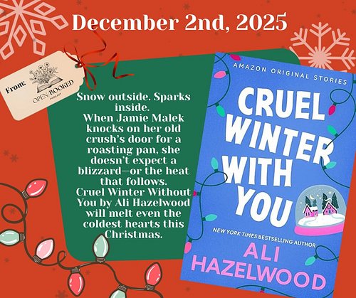 🎄 Day 2 of Bookmas! Today’s book is wrapped and ready to be opened. Who doesn’t love a holiday read with @alihazelwood #books...