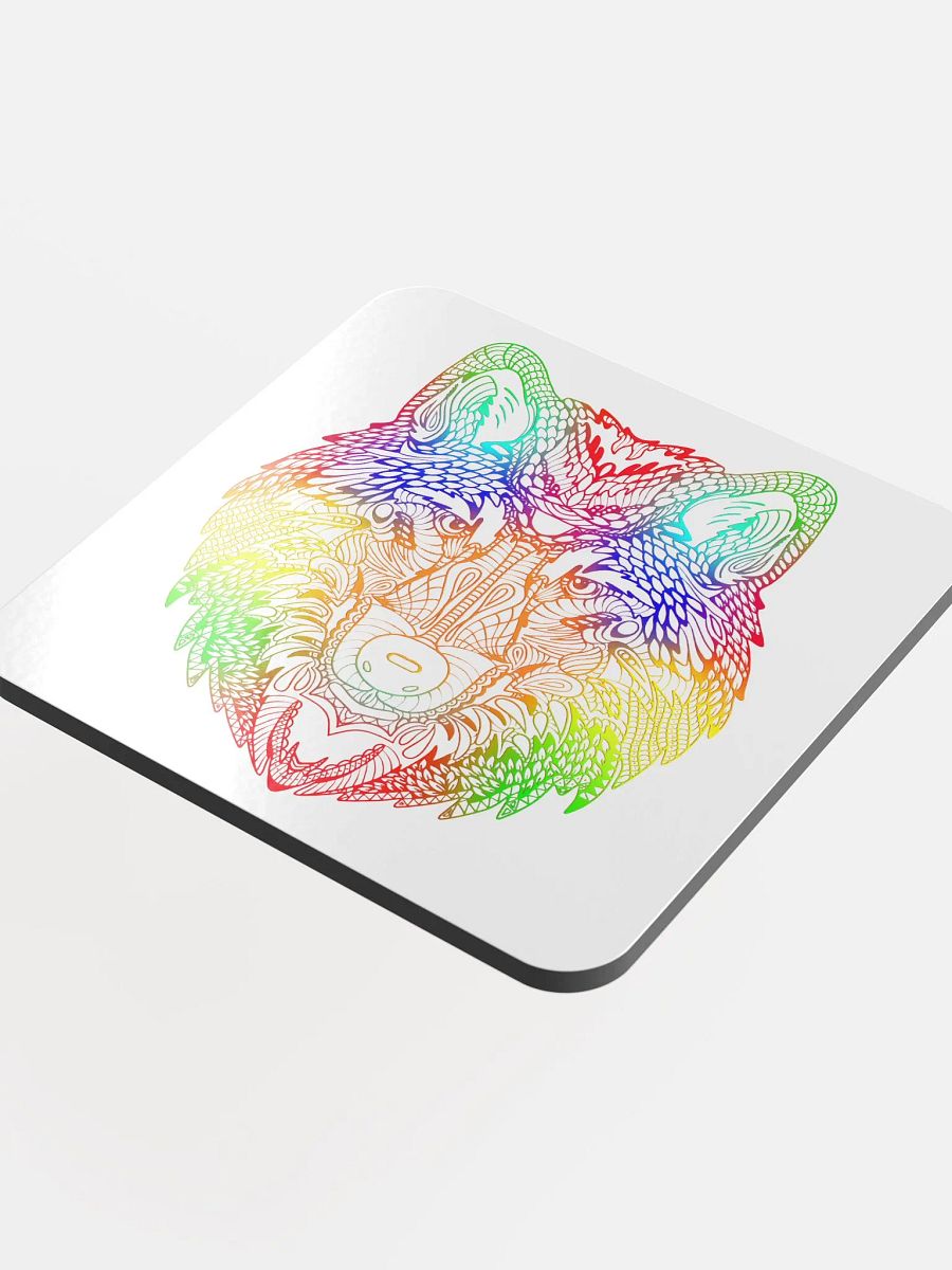 Rainbow Wildlife Cork Coaster Set product image (4)