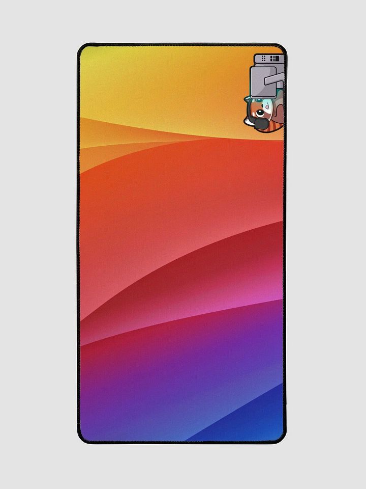 Gaming Bear Desk Mat (Happy) - 15.5" x 31.5" product image (2)