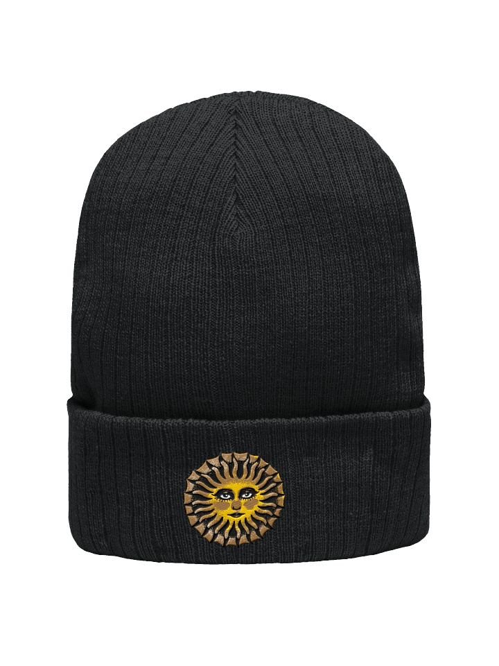 Radiant Sunburst Knit Beanie product image (1)