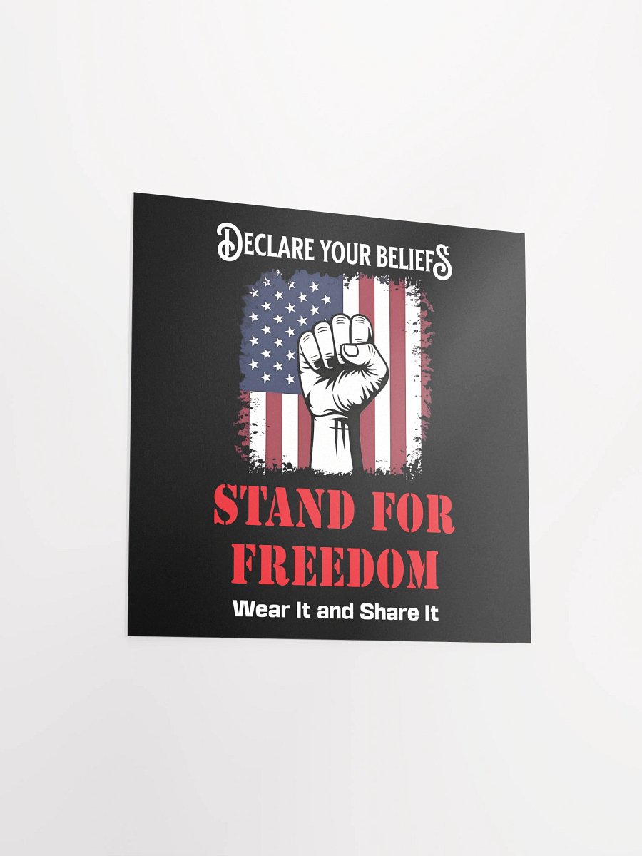 Stand for Freedom: Enhanced Matte Paper Poster (A) product image (3)