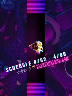 Getting back to Social Media! Schedule Drop!