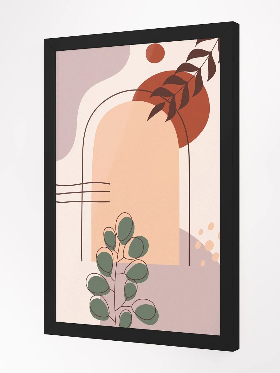 Vibrant Ayous Wood-Framed Matte Poster product image (8)