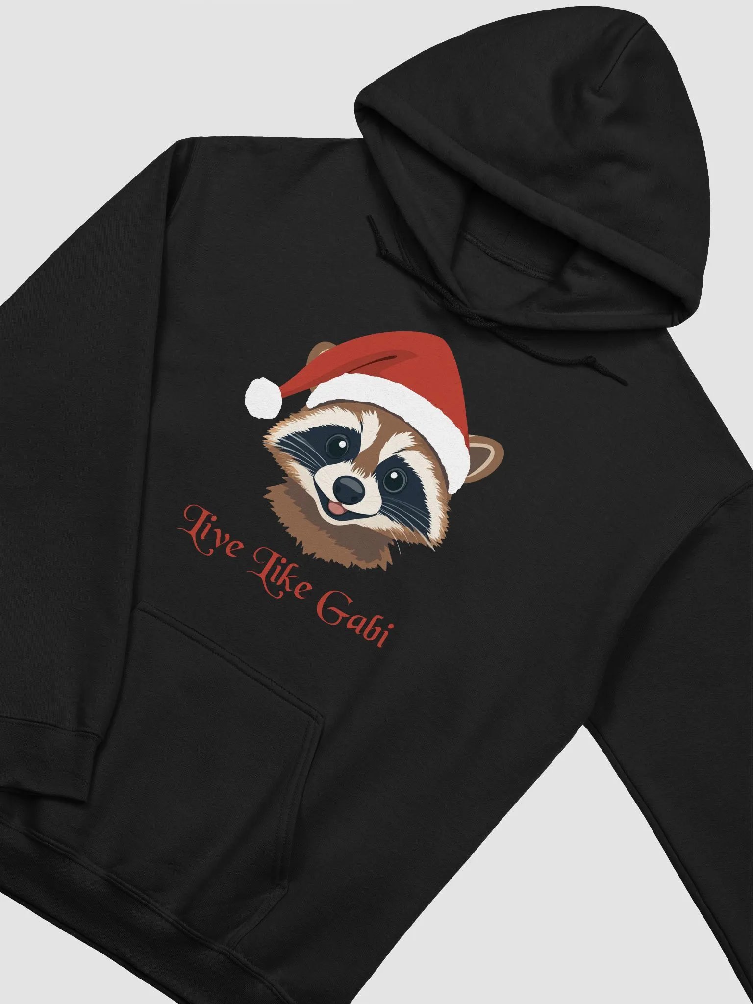 Santa Raccoon Classic Hoodie product image (3)