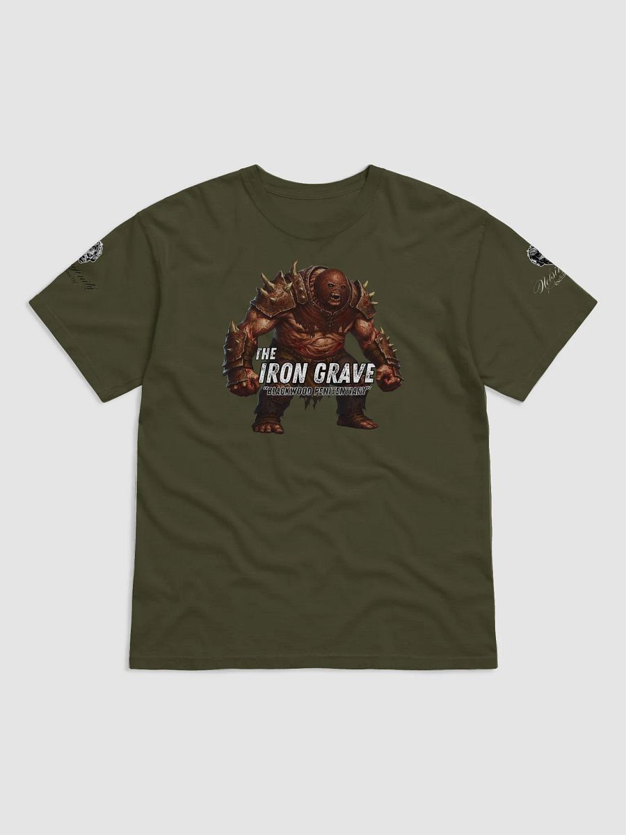 The Iron Grave - Blackwood Penitentiary - The Juggernaut - White Logo T-Shirt product image (11)