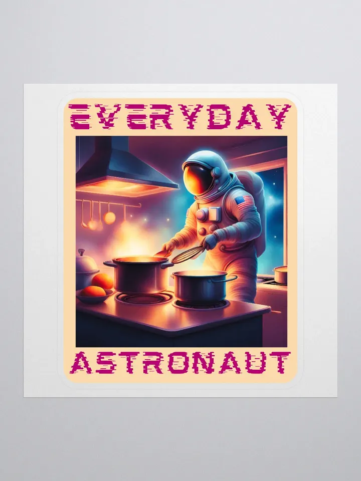 Everyday Astronaut Cooking in the Kitchen Stickers product image (2)