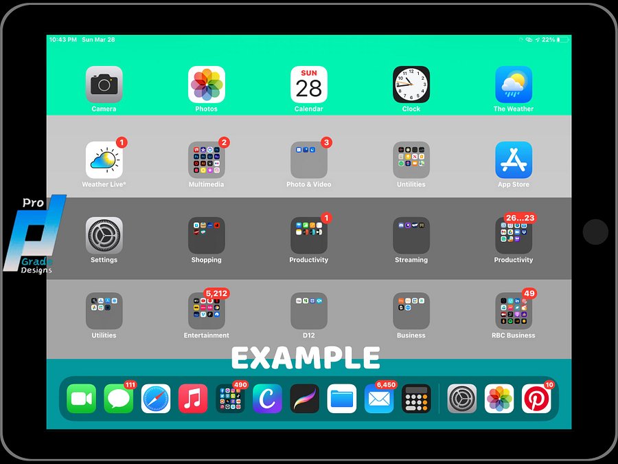 iPad Organizer Wallpaper product image (3)