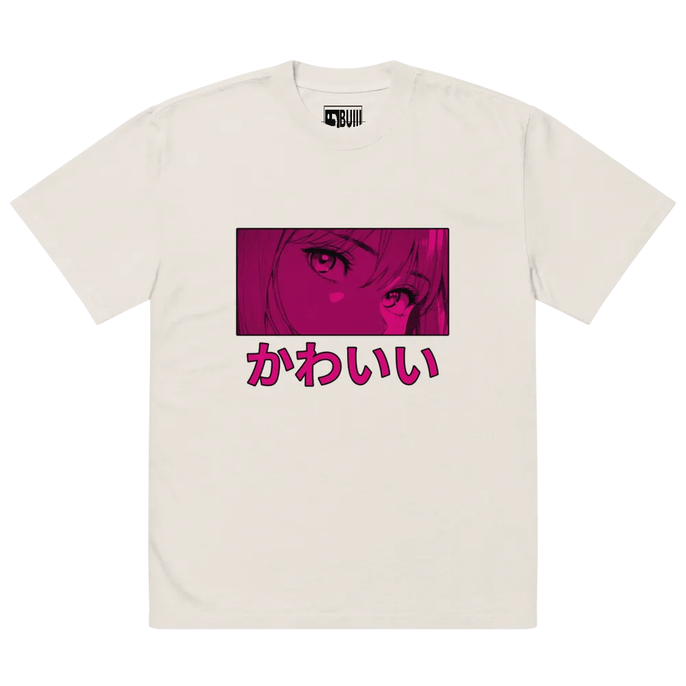 BUIII Kawaii Pink Variant: Premium Oversized T-Shirt product image (9)