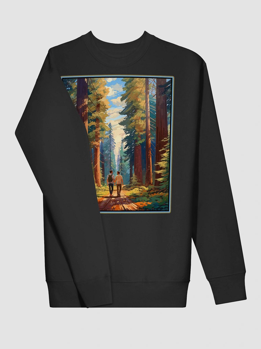 Seeing The Redwoods Together - Gay Couple Sweatshirt product image (18)