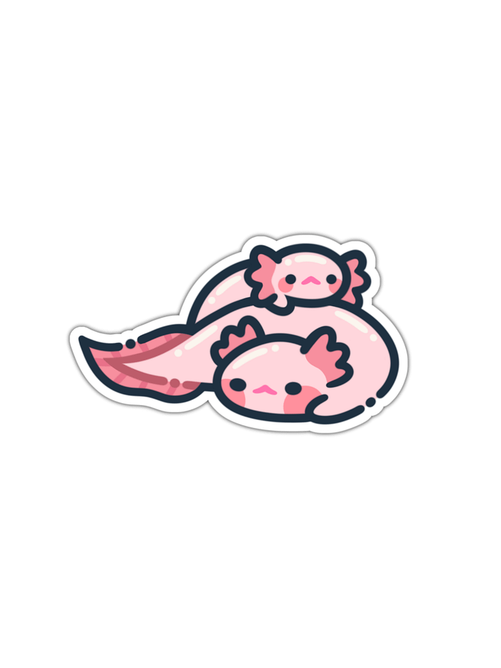 Axolotl Love Sticker product image (1)