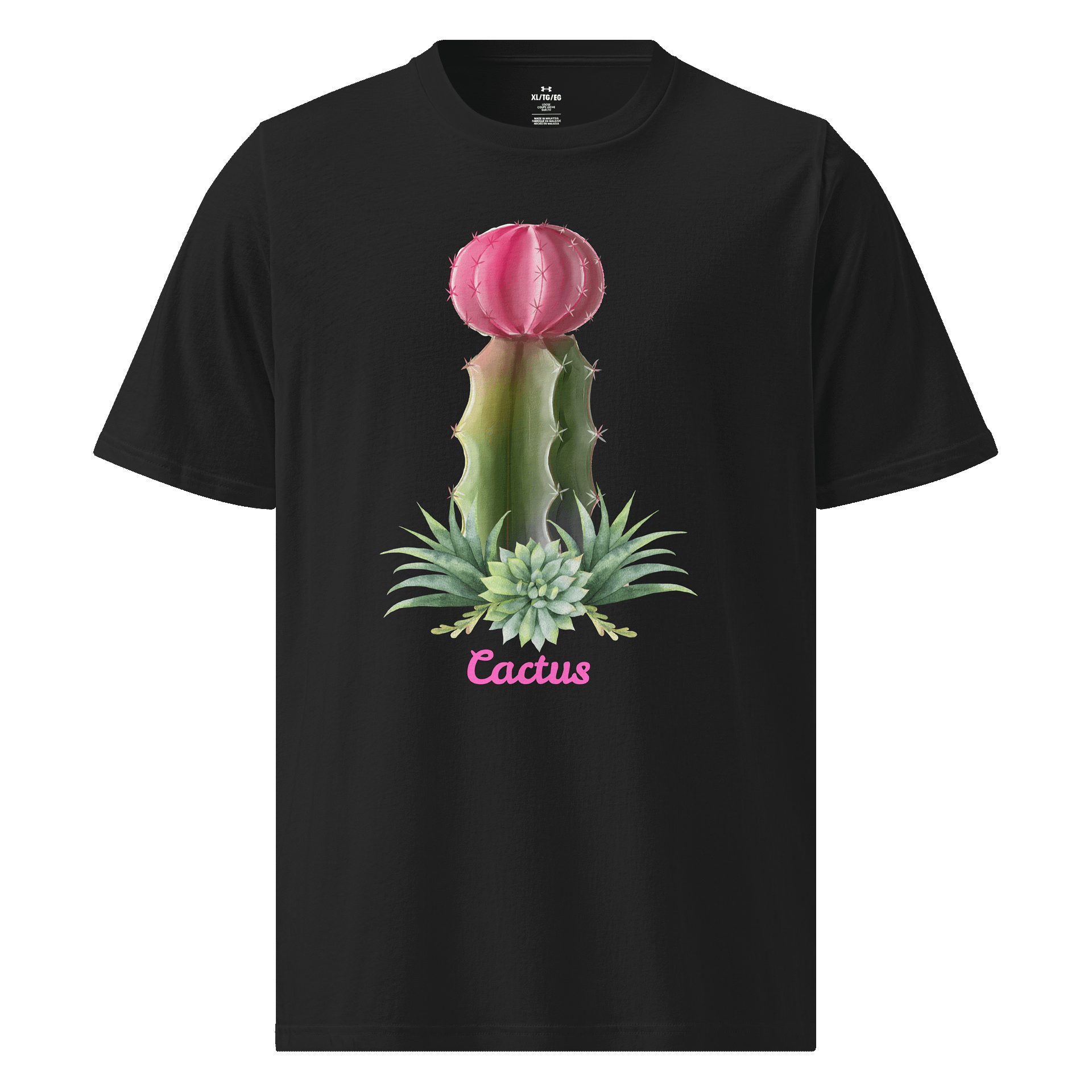 Prickly Pink Cactus Athletic Tee product image (1)