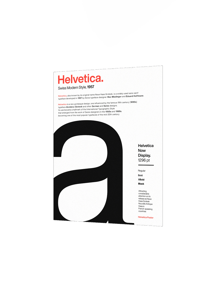 Helvetica A Poster product image (3)