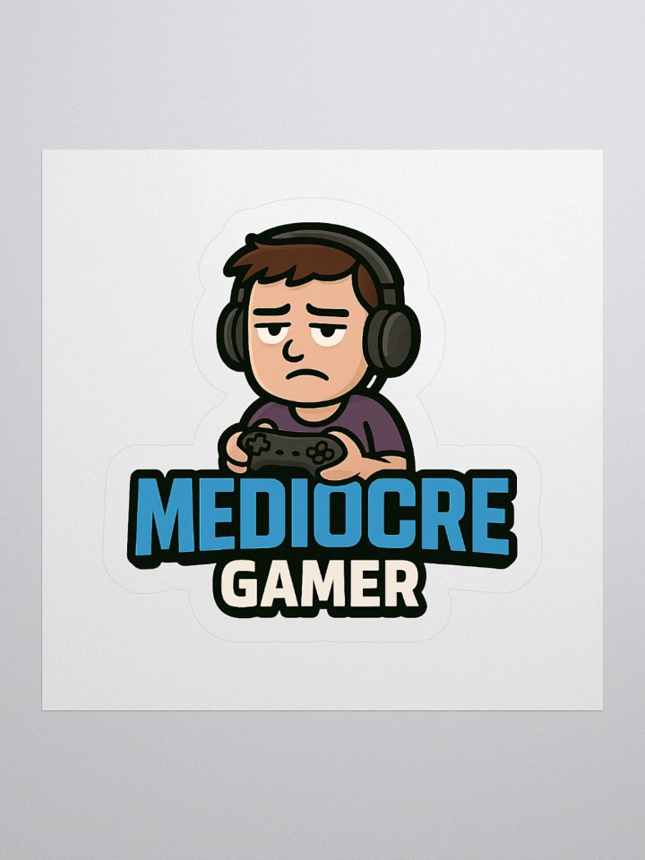 Game On: Mediocre Gamer Sticker product image (1)