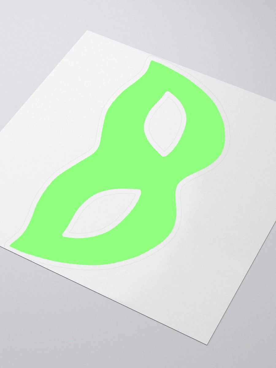 Green Mask Sticker product image (3)