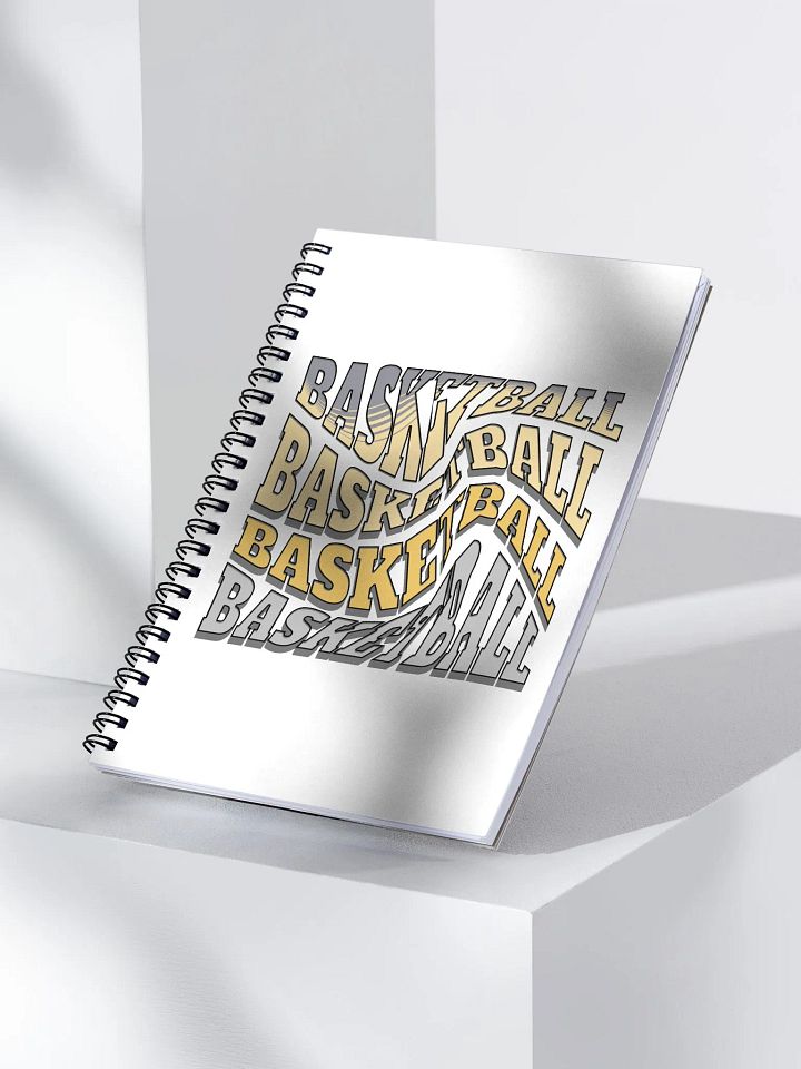 Mess Swirl Basketball Dynamic Spiral Notebook product image (2)