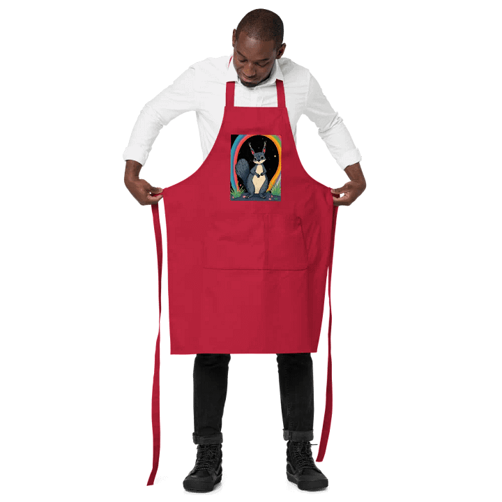 Starry Night Squirrel Cotton Apron product image (2)